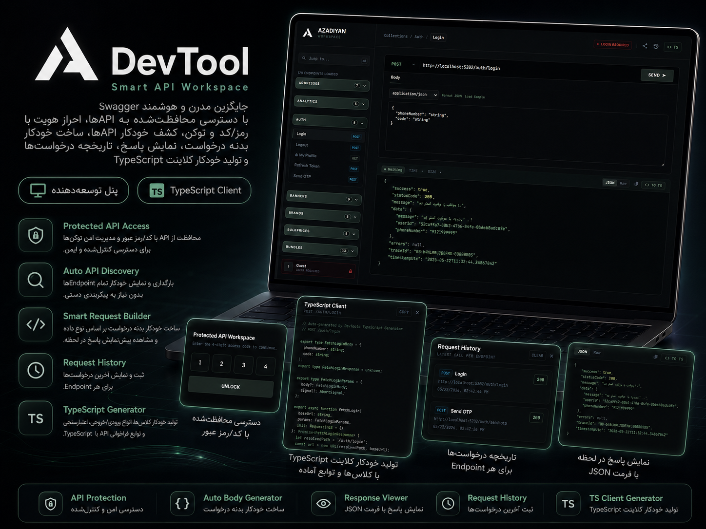DevTool smart API workspace preview